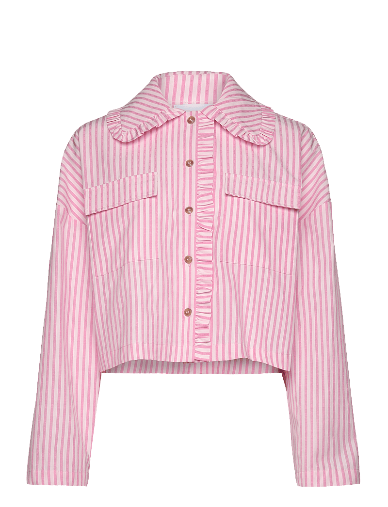 Noella - Kendyll Shirt - långärmade skjortor - rose stripe - 0