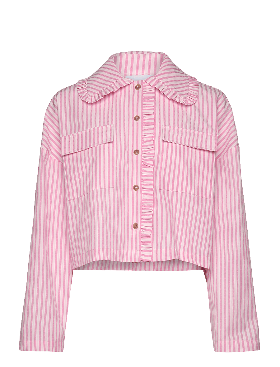 Noella - Kendyll Shirt - langärmlige hemden - rose stripe - 0