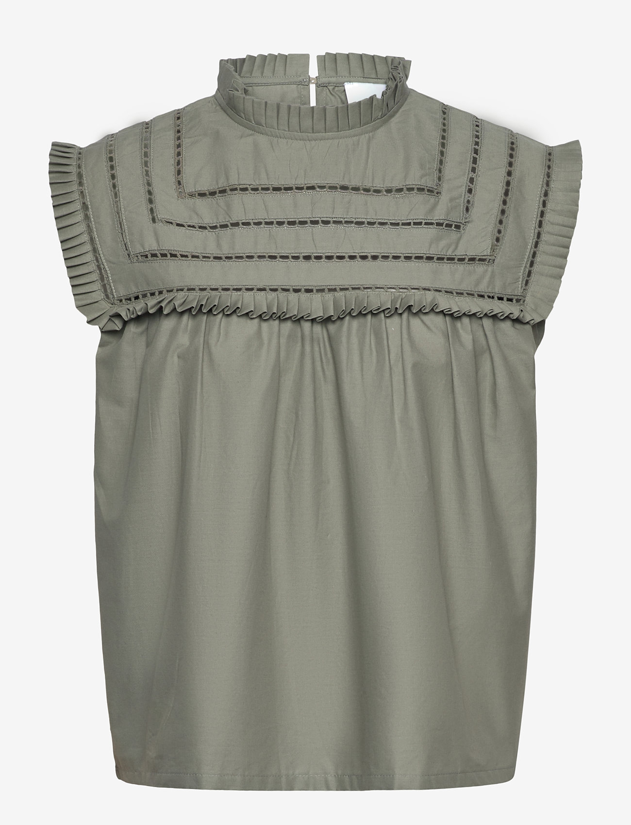 Noella - Kama Blouse - Ärmlösa blusar - sage green - 0