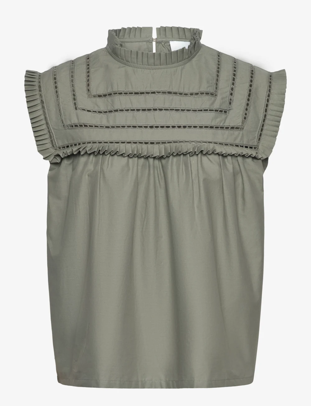 Noella - Kama Blouse - Ärmlösa blusar - sage green - 0