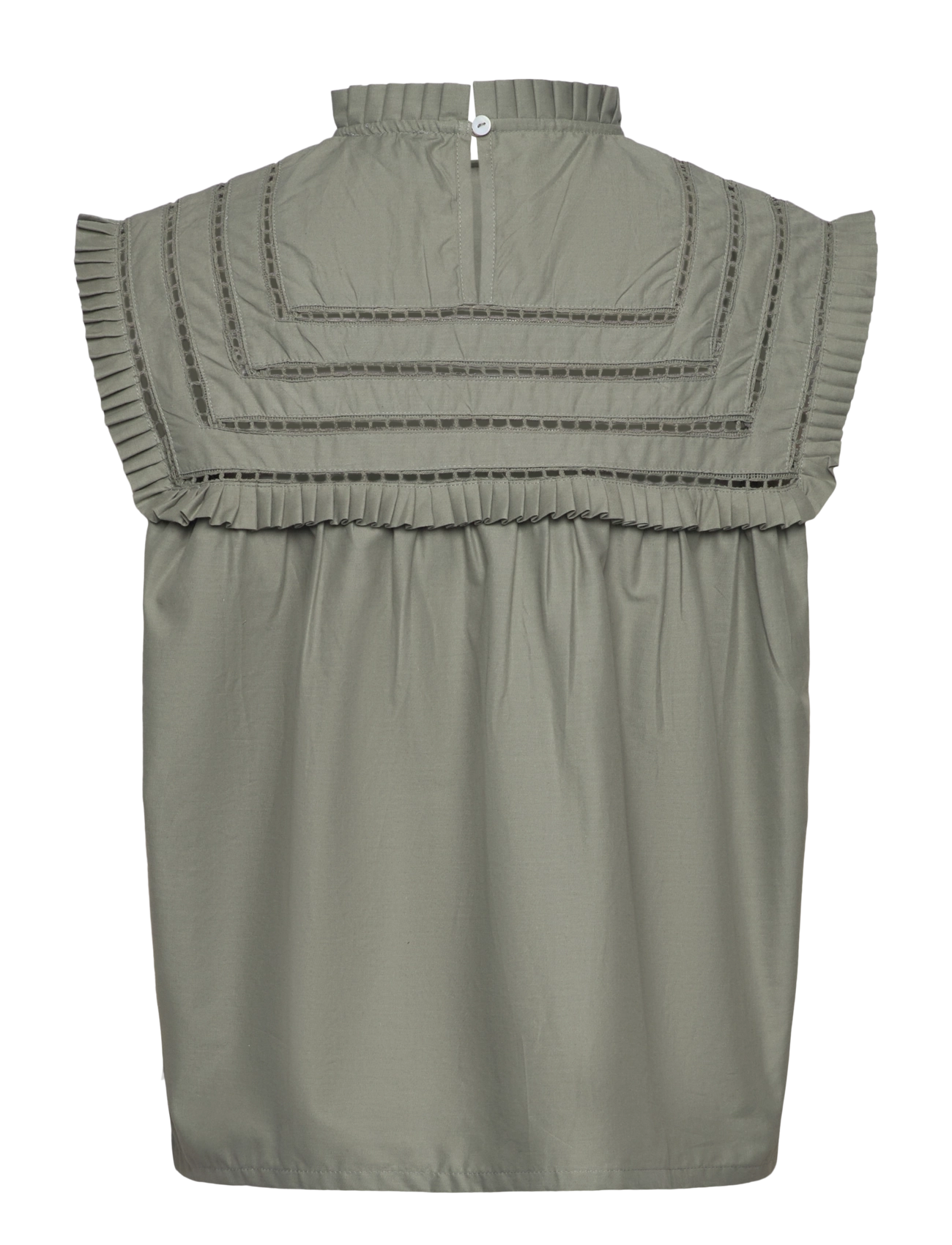 Noella - Kama Blouse - Ærmeløse bluser - sage green - 1