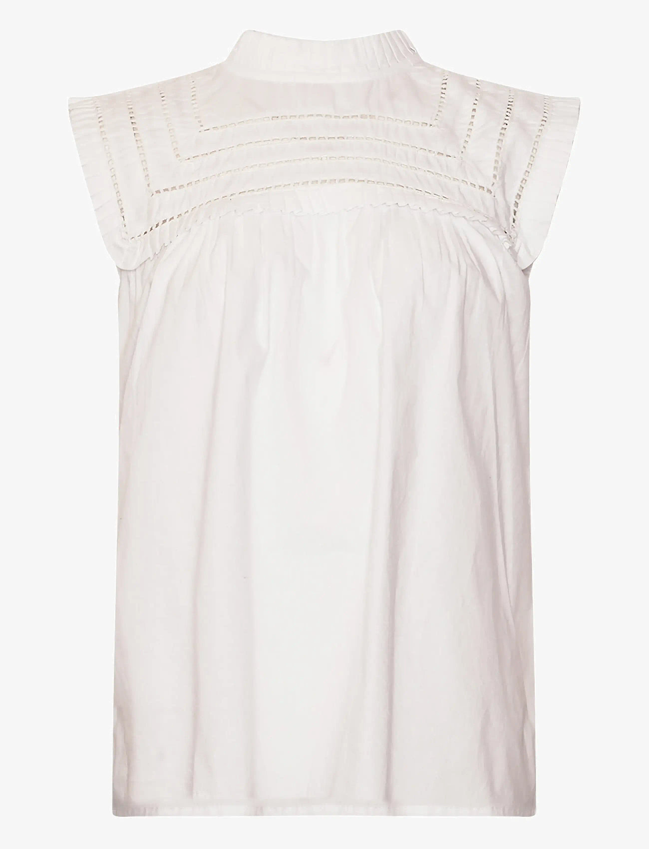 Noella - Kama Blouse - palaidinės be rankovių - white - 0