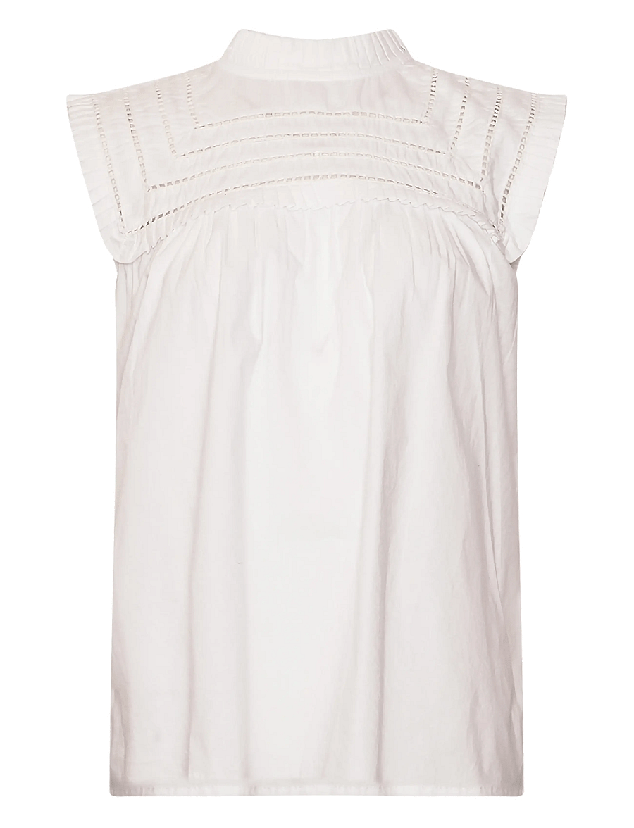 Noella - Kama Blouse - Ärmellose blusen - white - 1