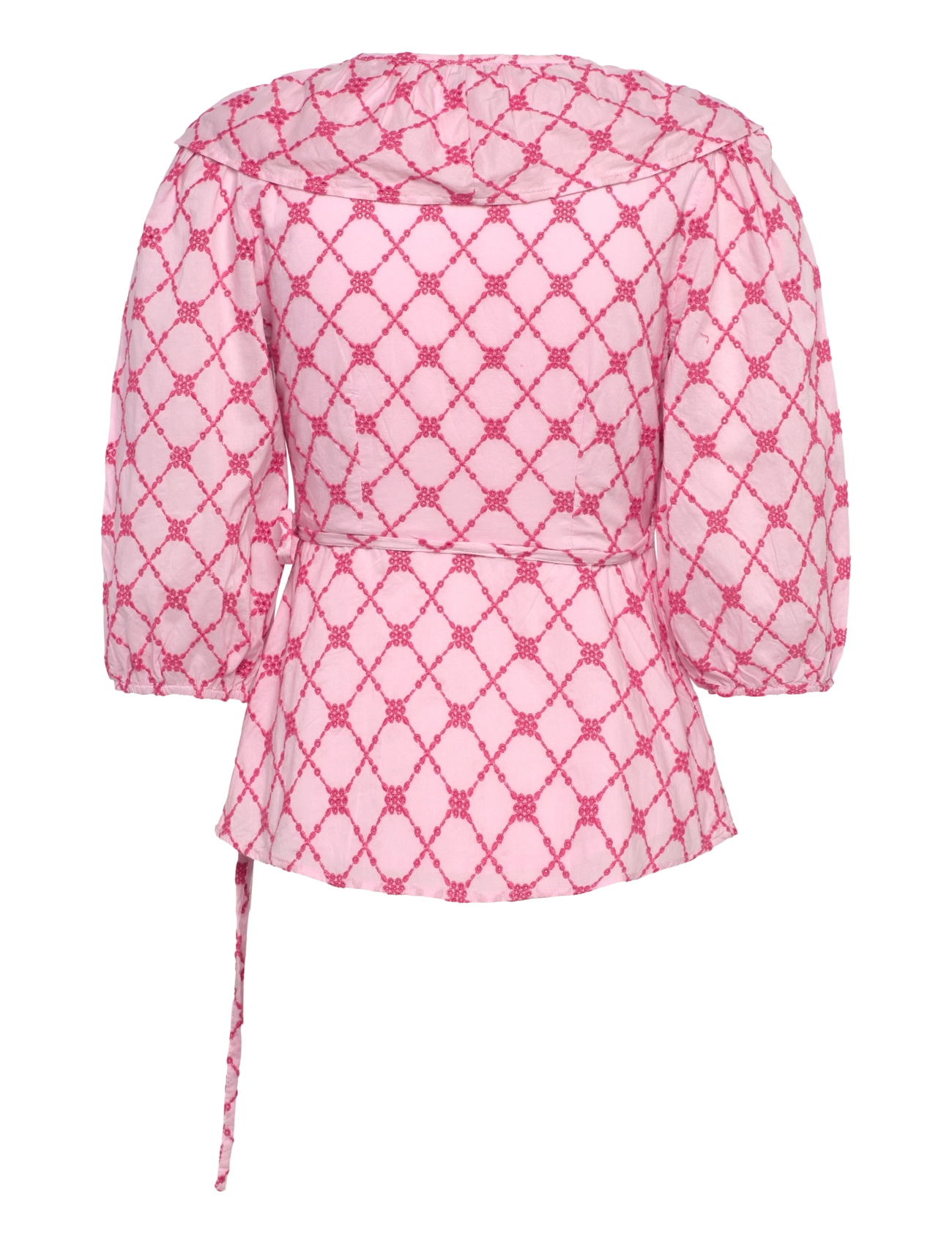 Noella - Kolina Blouse - kurzämlige blusen - pink lemonade combo - 1