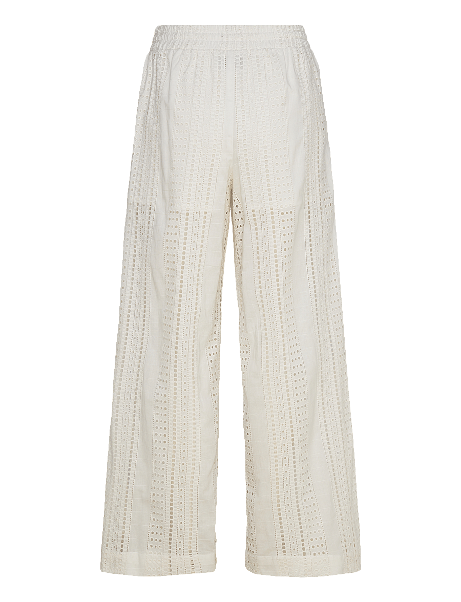 Noella - Kimona Pants - hosen mit weitem bein - white - 2