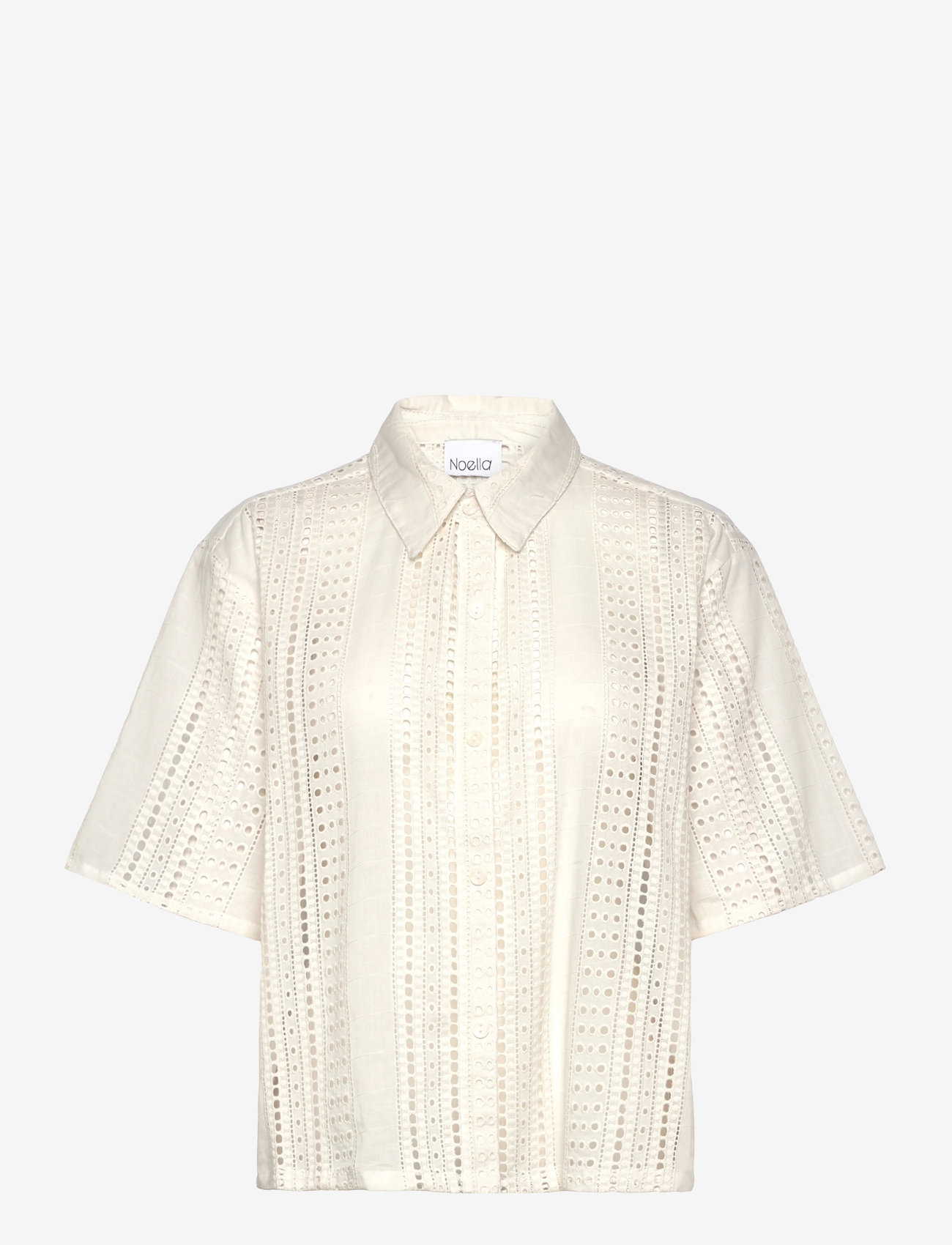 Noella - Kealy Shirt - short-sleeved shirts - white - 1