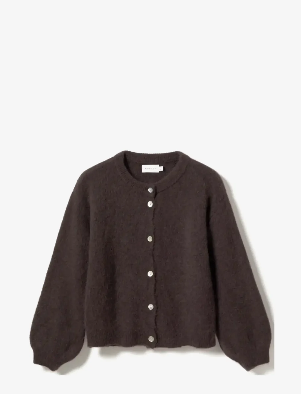 Noella - Kae Knit Cardigan - cardigans - chocolate - 1