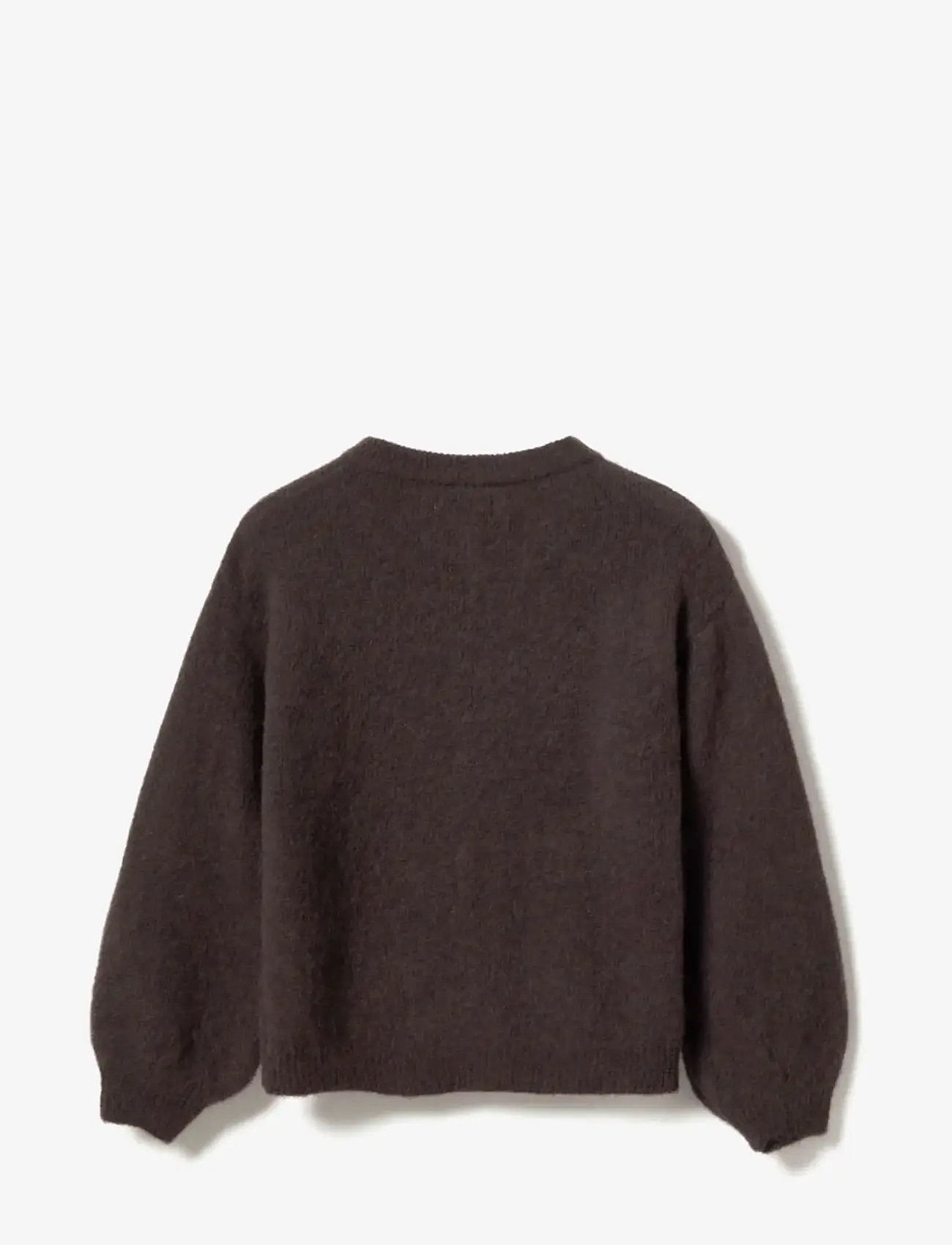 Noella - Kae Knit Cardigan - koftor - chocolate - 2