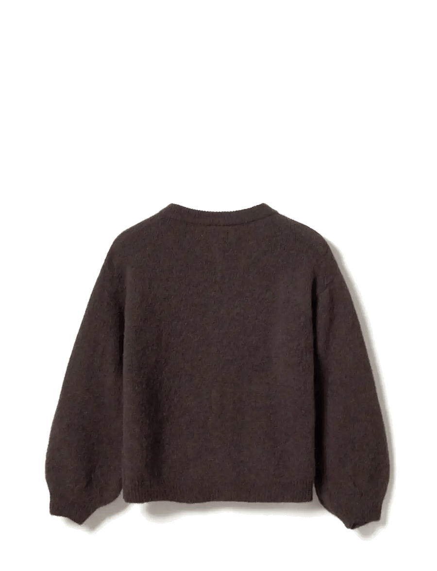 Noella - Kae Knit Cardigan - kardiganid - chocolate - 2