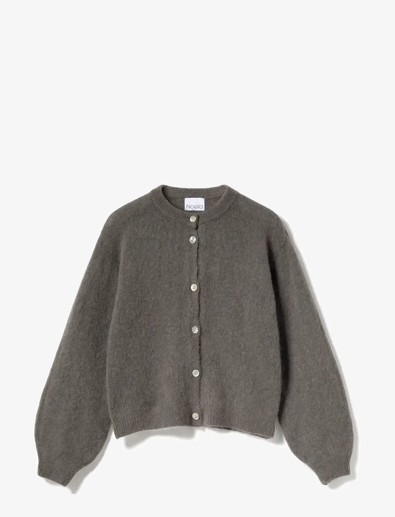 Noella - Kae Knit Cardigan - muotitrendit - coffee - 0
