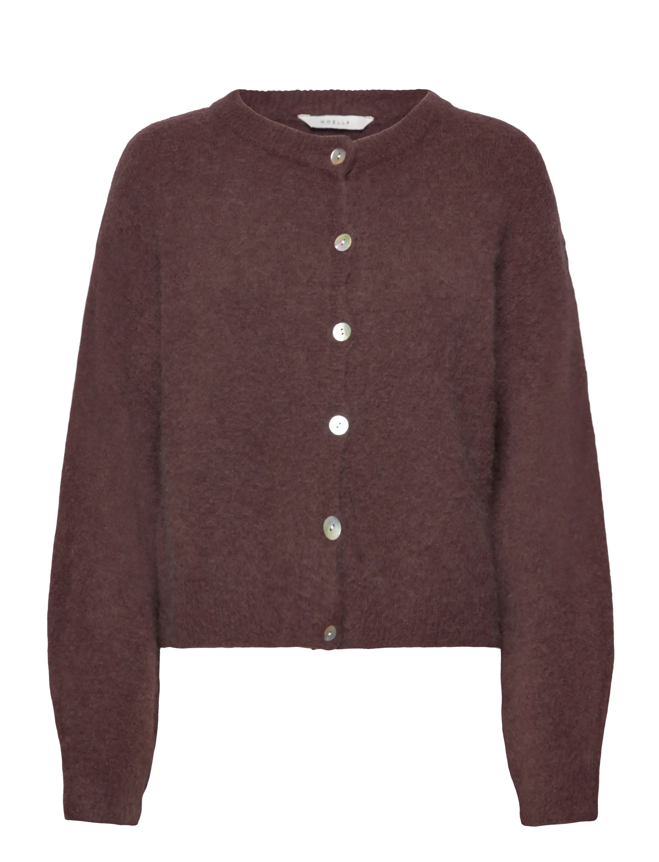 Noella Kae Knit Cardigan - Strickmode - MEDIUM BROWN / brown