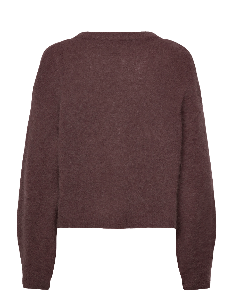 Noella - Kae Knit Cardigan - cardigans - medium brown - 2