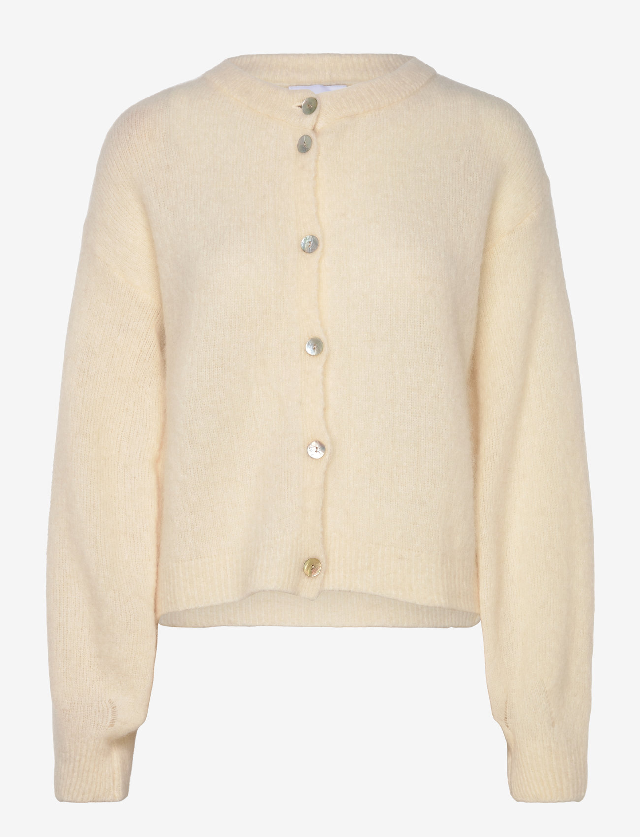 Noella - Kae Knit Cardigan - gilets - oyster - 1