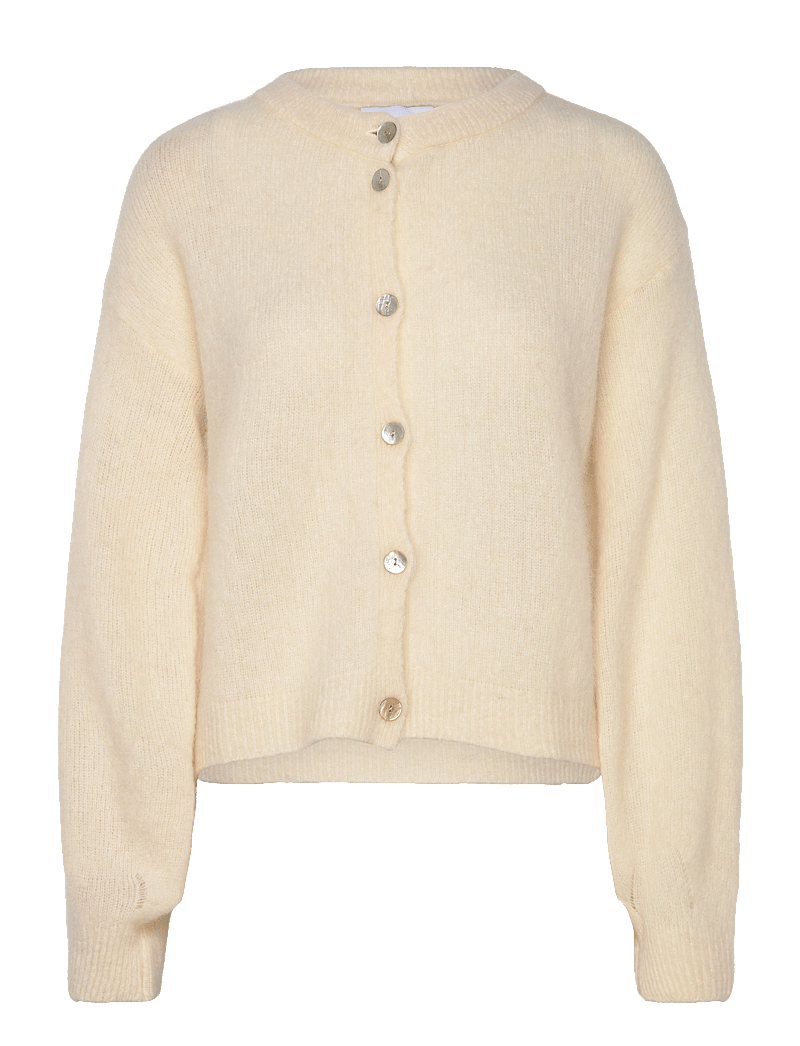 Noella - Kae Knit Cardigan - gilets - oyster - 1