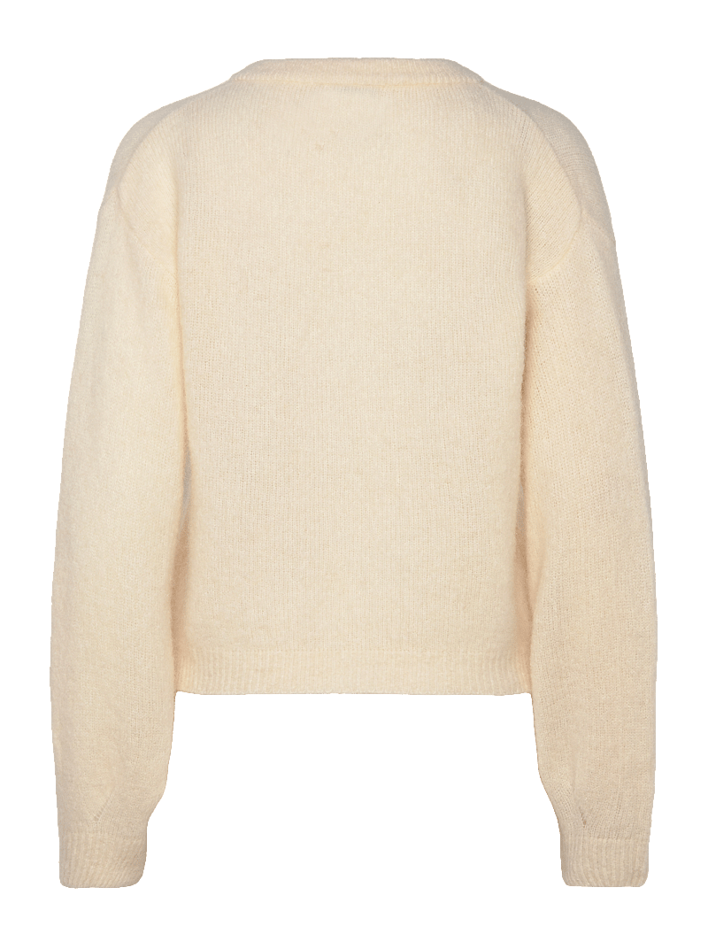 Noella - Kae Knit Cardigan - gilets - oyster - 2