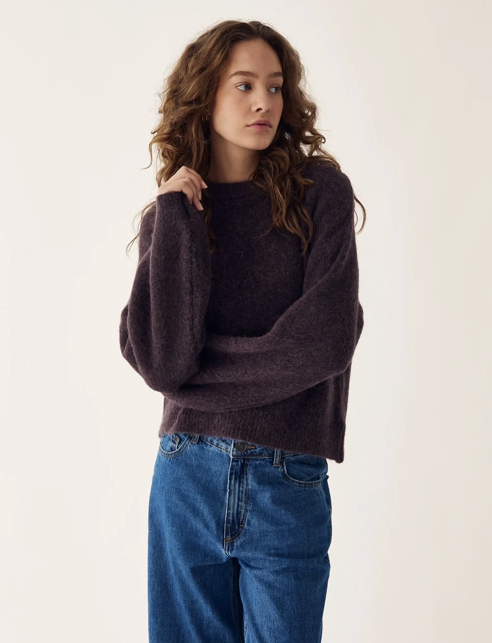 Noella - Kae Knit - stickade tröjor - chocolate - 0