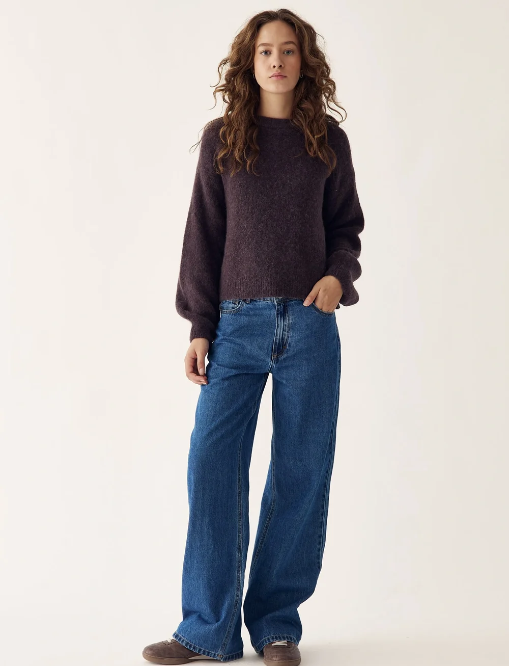 Noella - Kae Knit - stickade tröjor - chocolate - 4