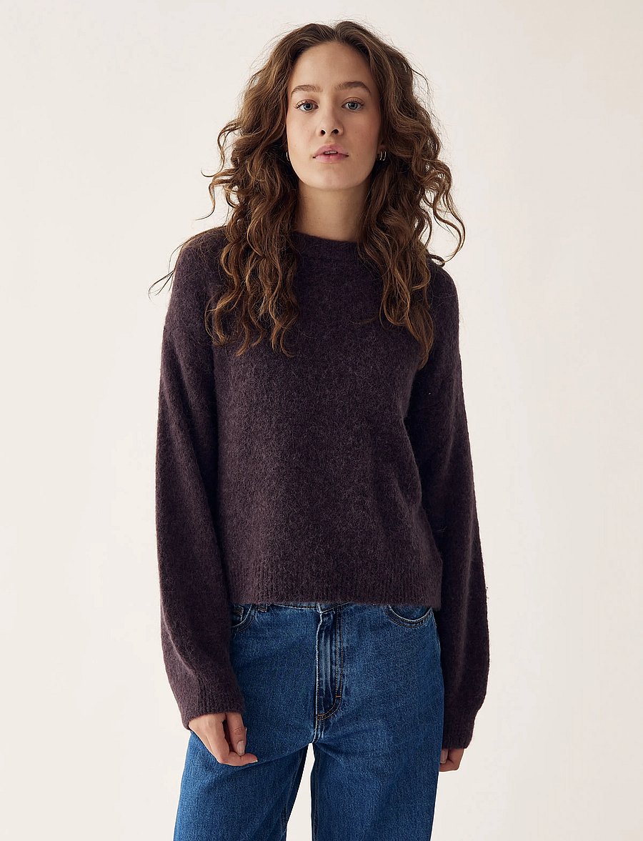 Noella - Kae Knit - striktrøjer - medium brown - 0