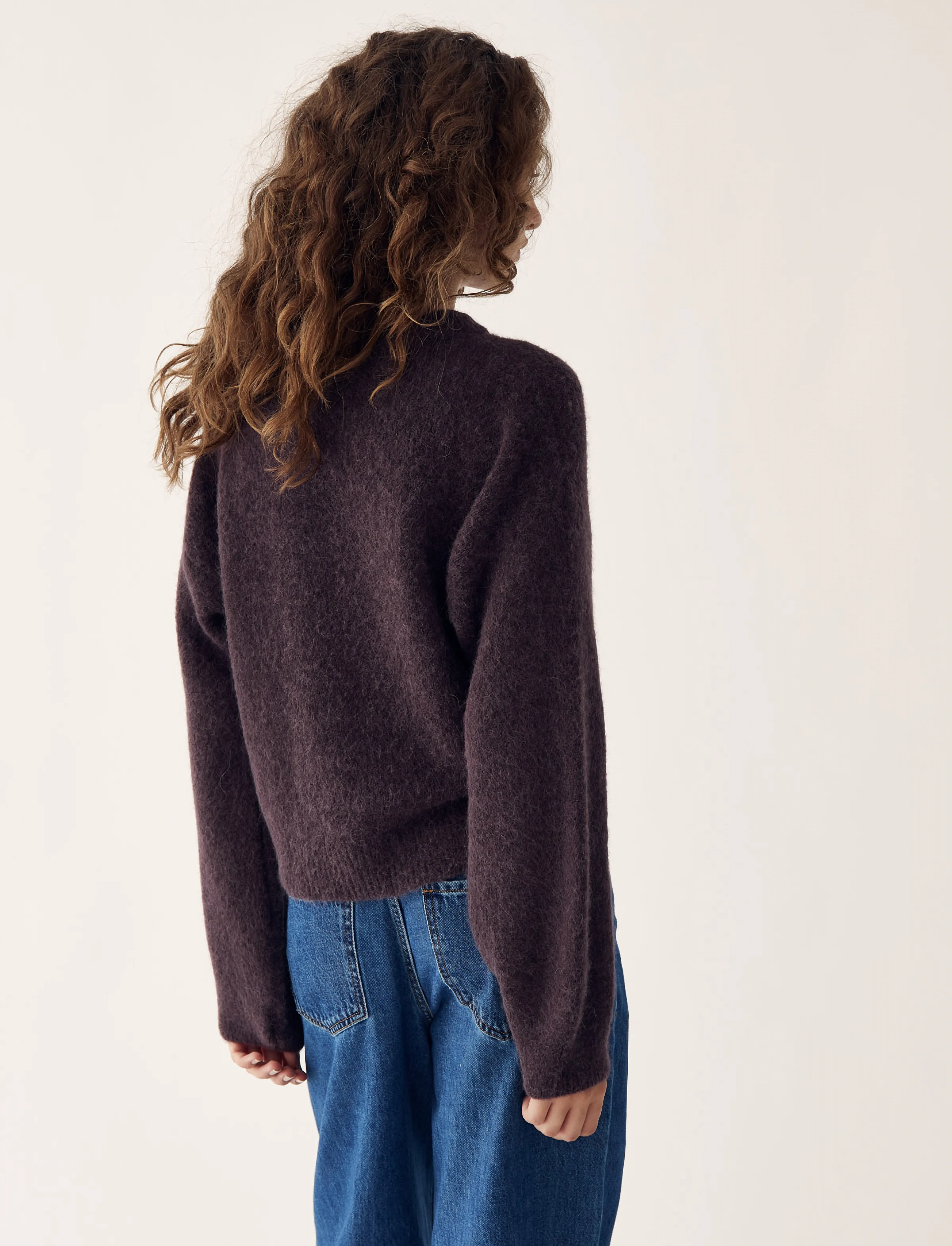 Noella - Kae Knit - tröjor - medium brown - 4
