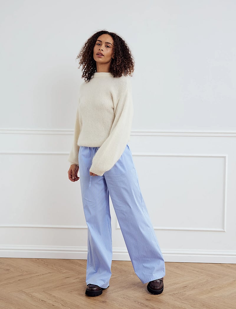 Noella - Kae Knit - striktrøjer - oyster - 5