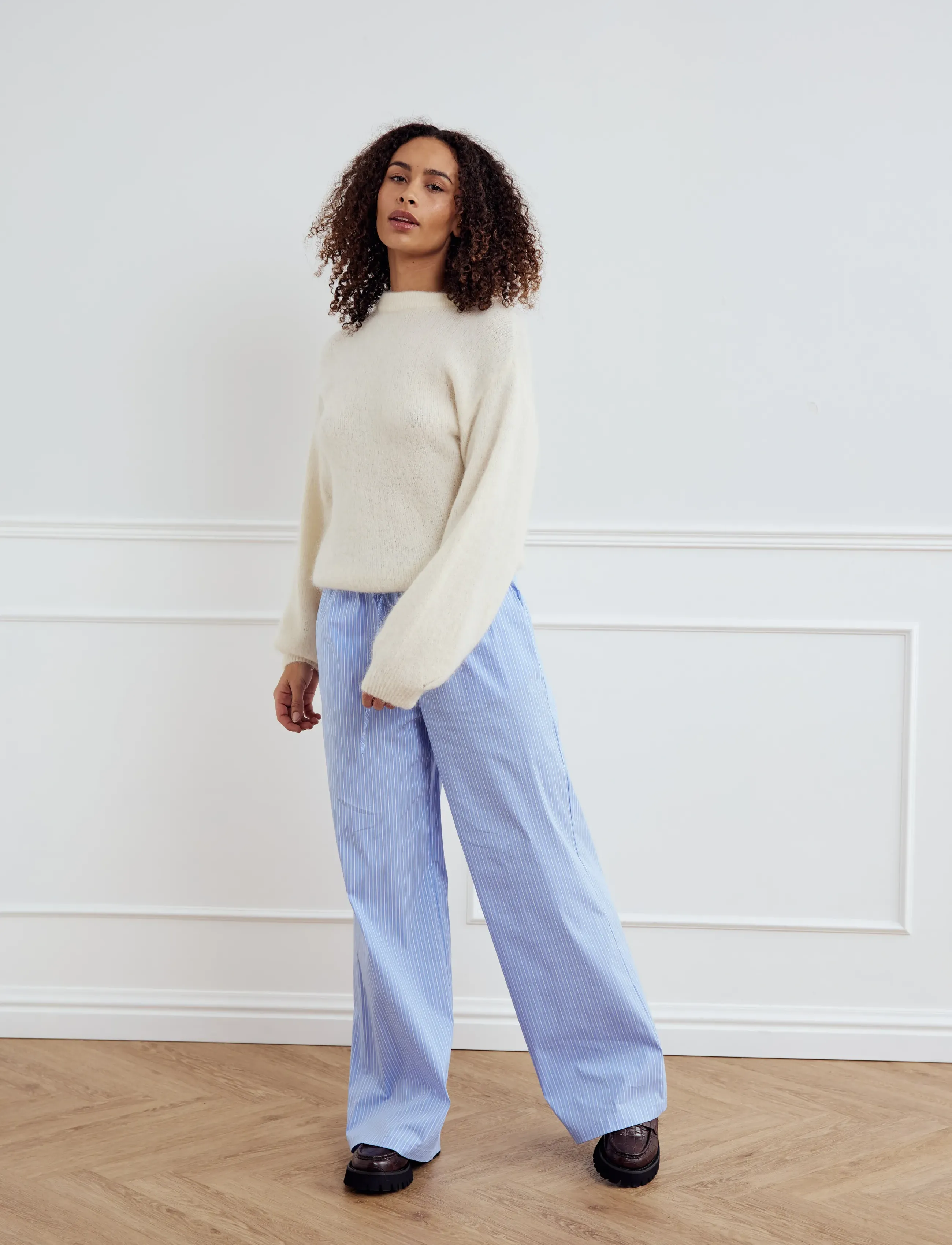 Noella - Kae Knit - pullover - oyster - 5