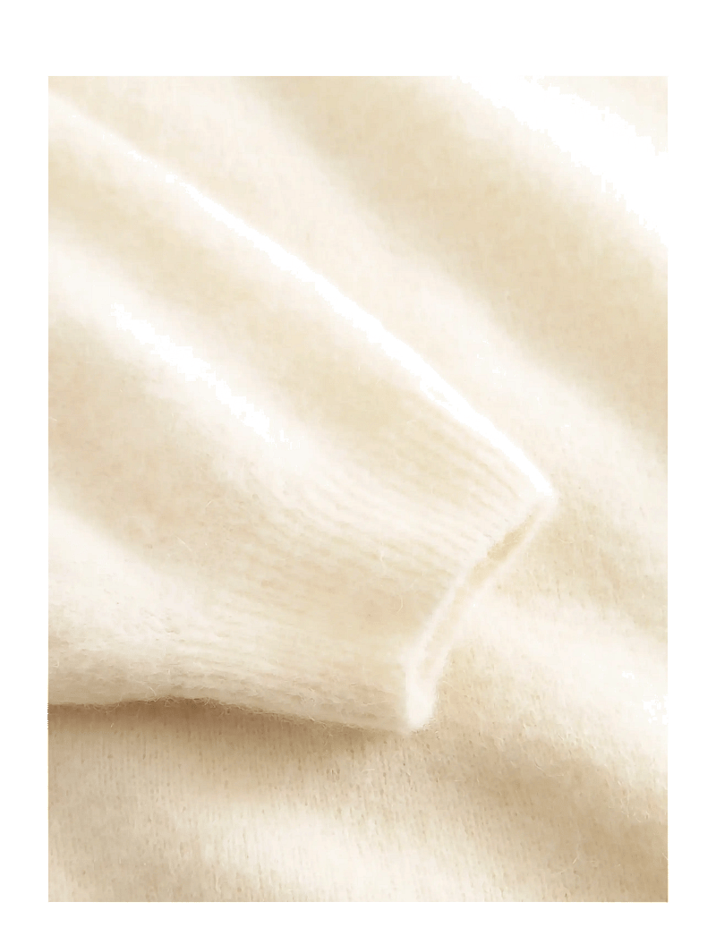 Noella - Kae Knit - striktrøjer - oyster - 3