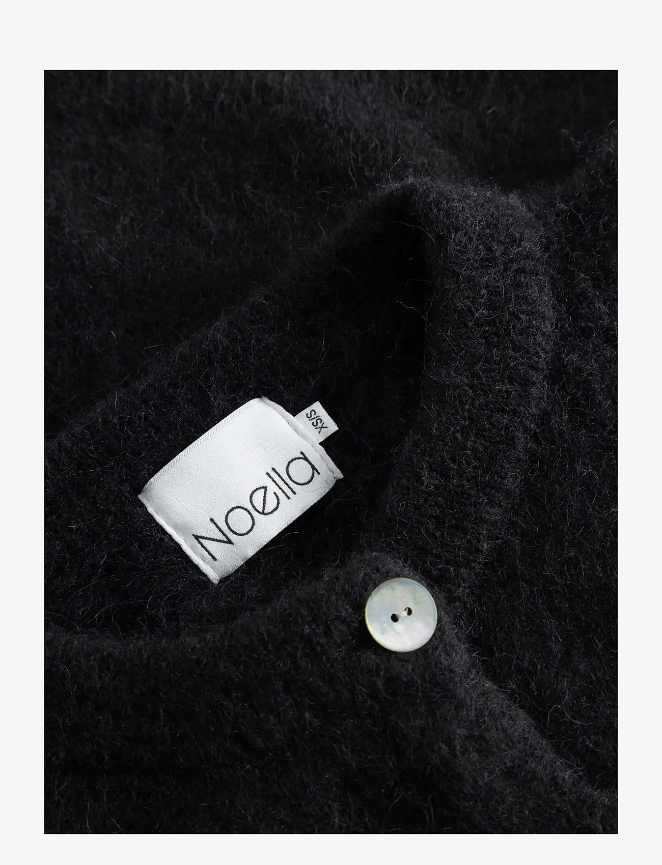 Noella - Kae SS Knit Cardigan - cardigans - black - 3