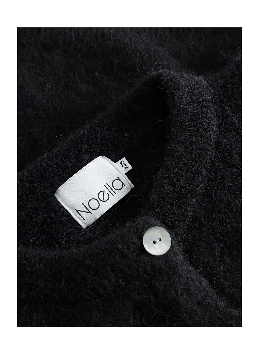 Noella - Kae SS Knit Cardigan - kardiganid - black - 3