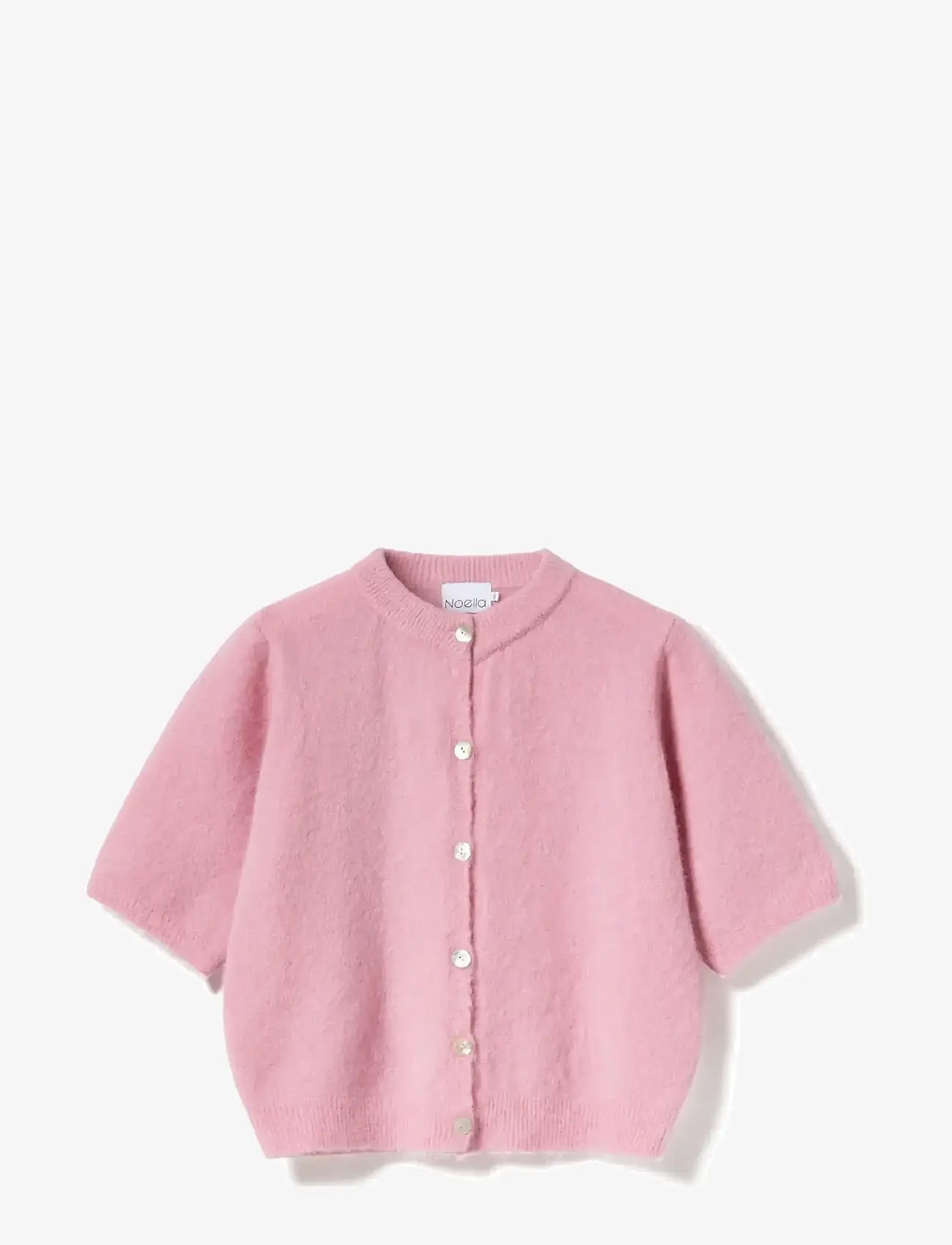 Noella - Kae SS Knit Cardigan - cardigans - blush - 1