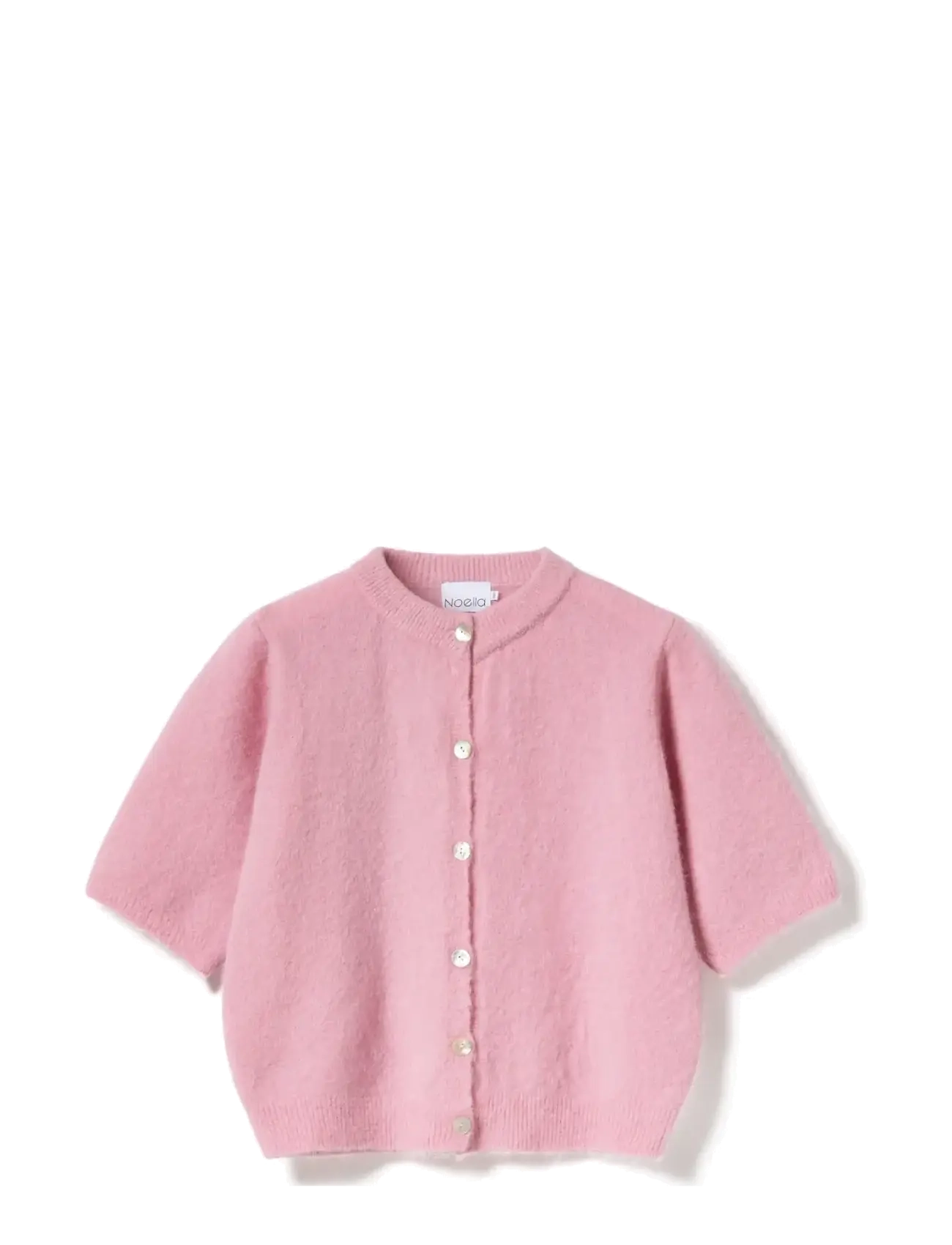 Noella - Kae SS Knit Cardigan - cardigans - blush - 1