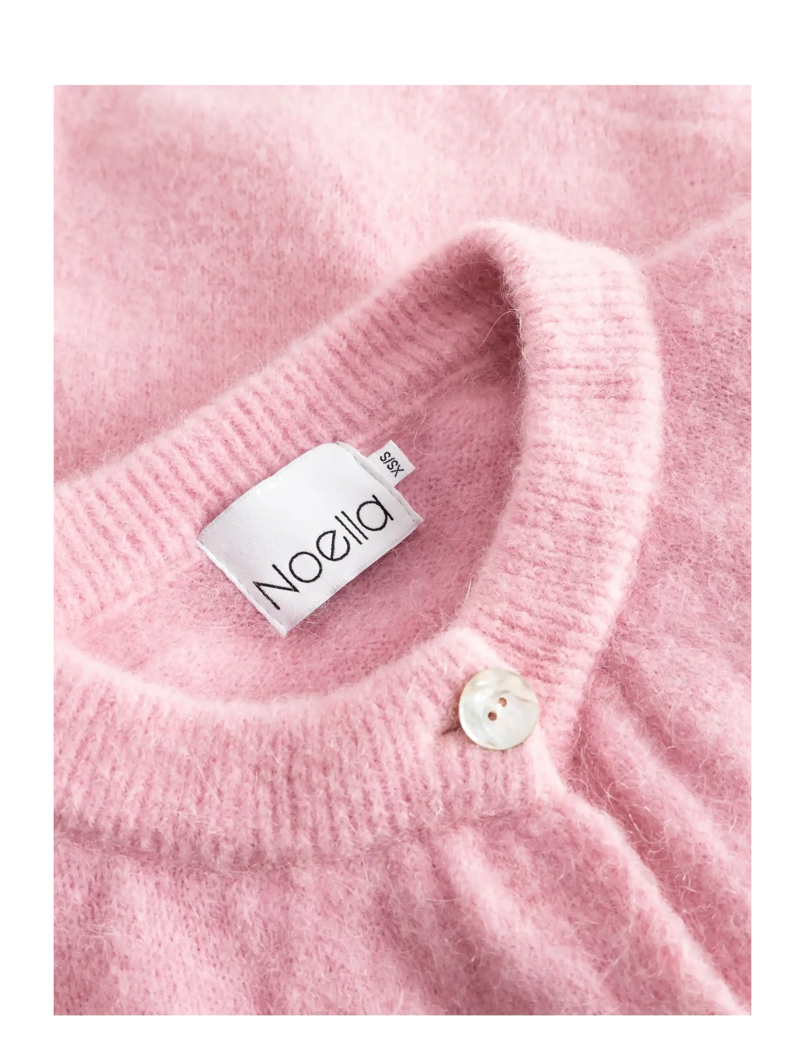 Noella - Kae SS Knit Cardigan - cardigans - blush - 3
