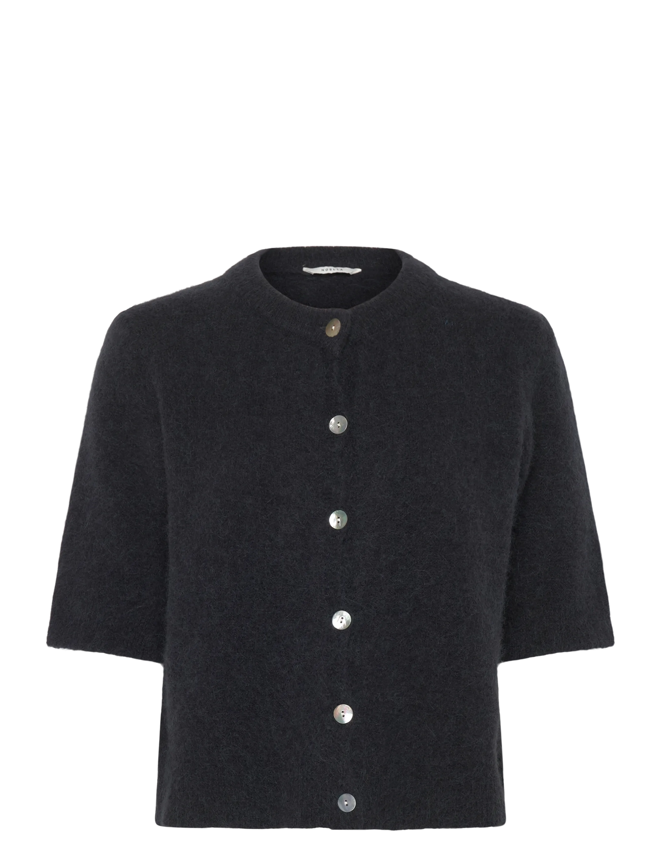 Noella Kae SS Knit Cardigan - Strickmode - DARK GREY / grey