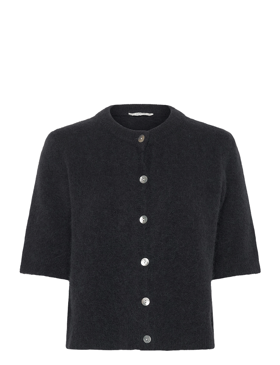 Noella - Kae SS Knit Cardigan - kardiganid - dark grey - 0