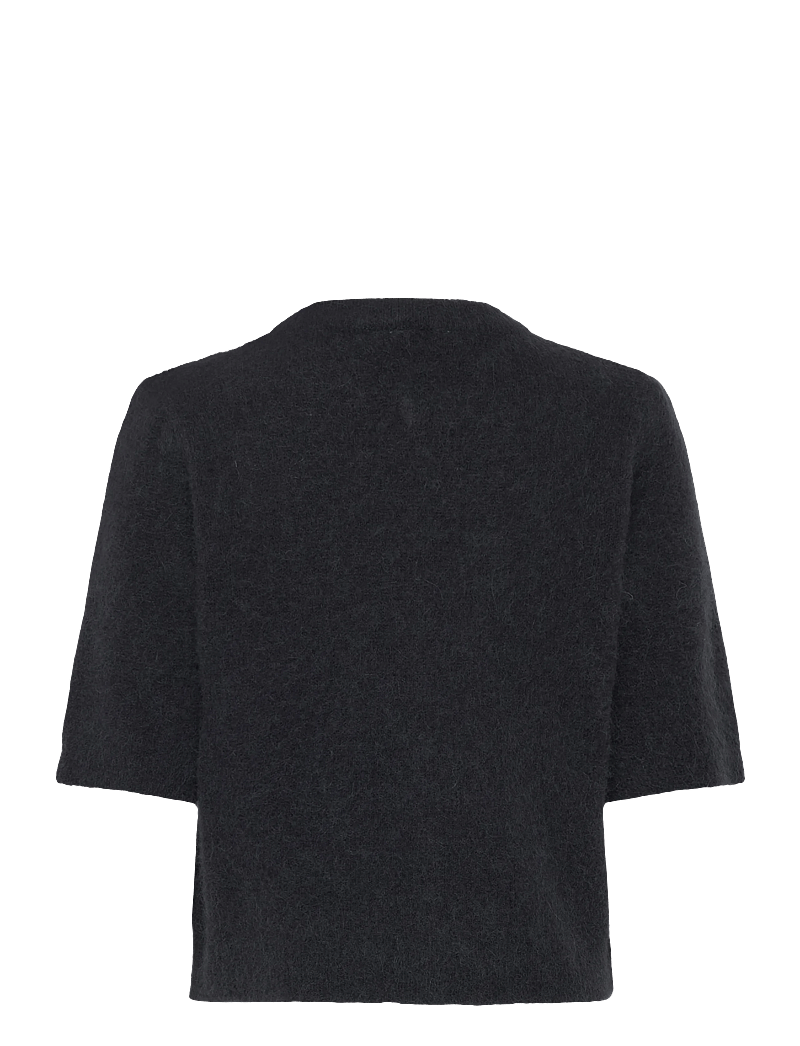 Noella - Kae SS Knit Cardigan - cardigans - dark grey - 1