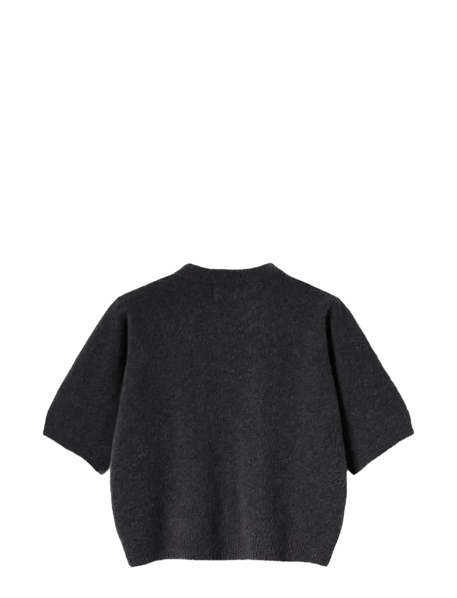 Noella - Kae SS Knit Cardigan - kardiganid - dark grey - 1