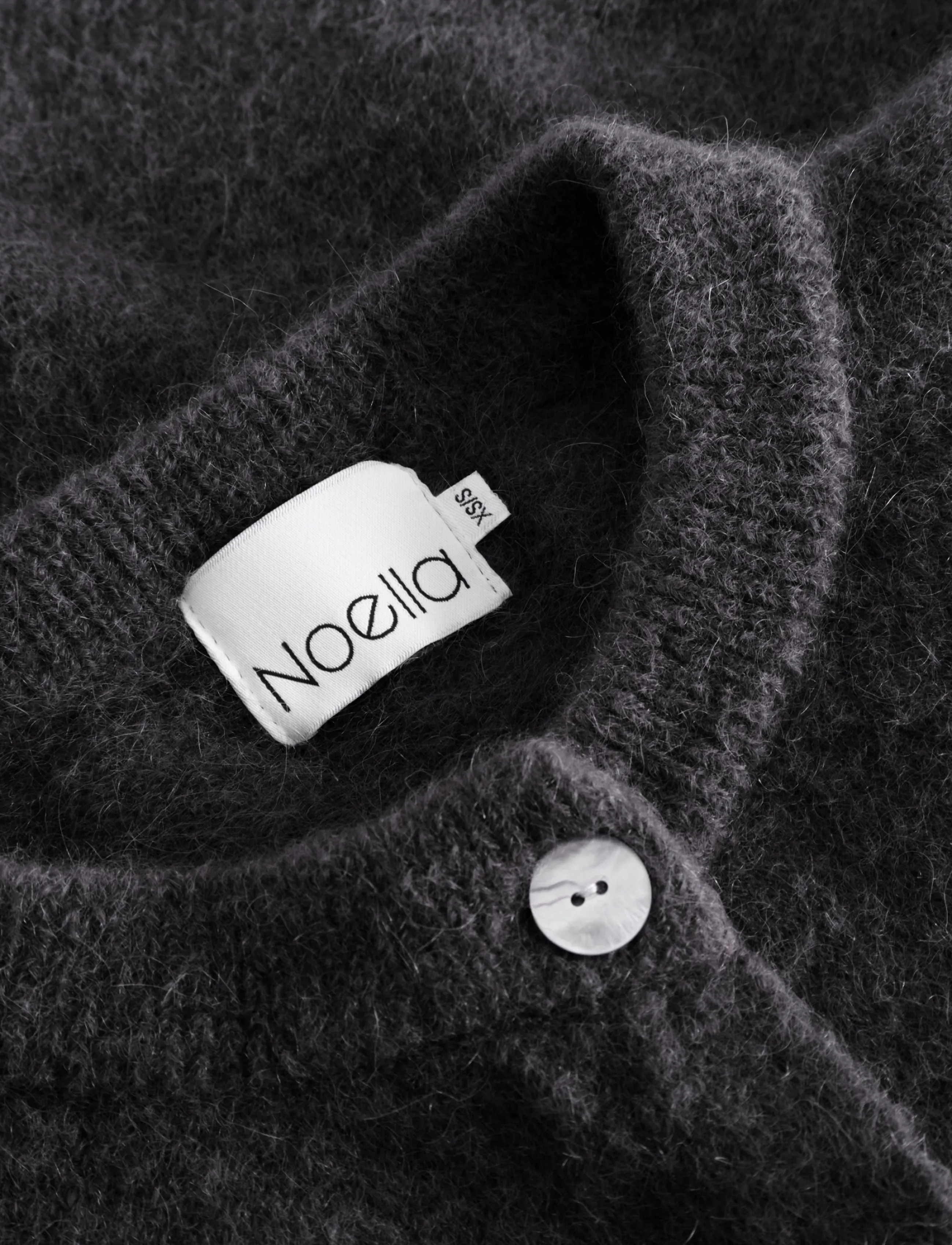 Noella - Kae SS Knit Cardigan - kardiganid - dark grey - 2