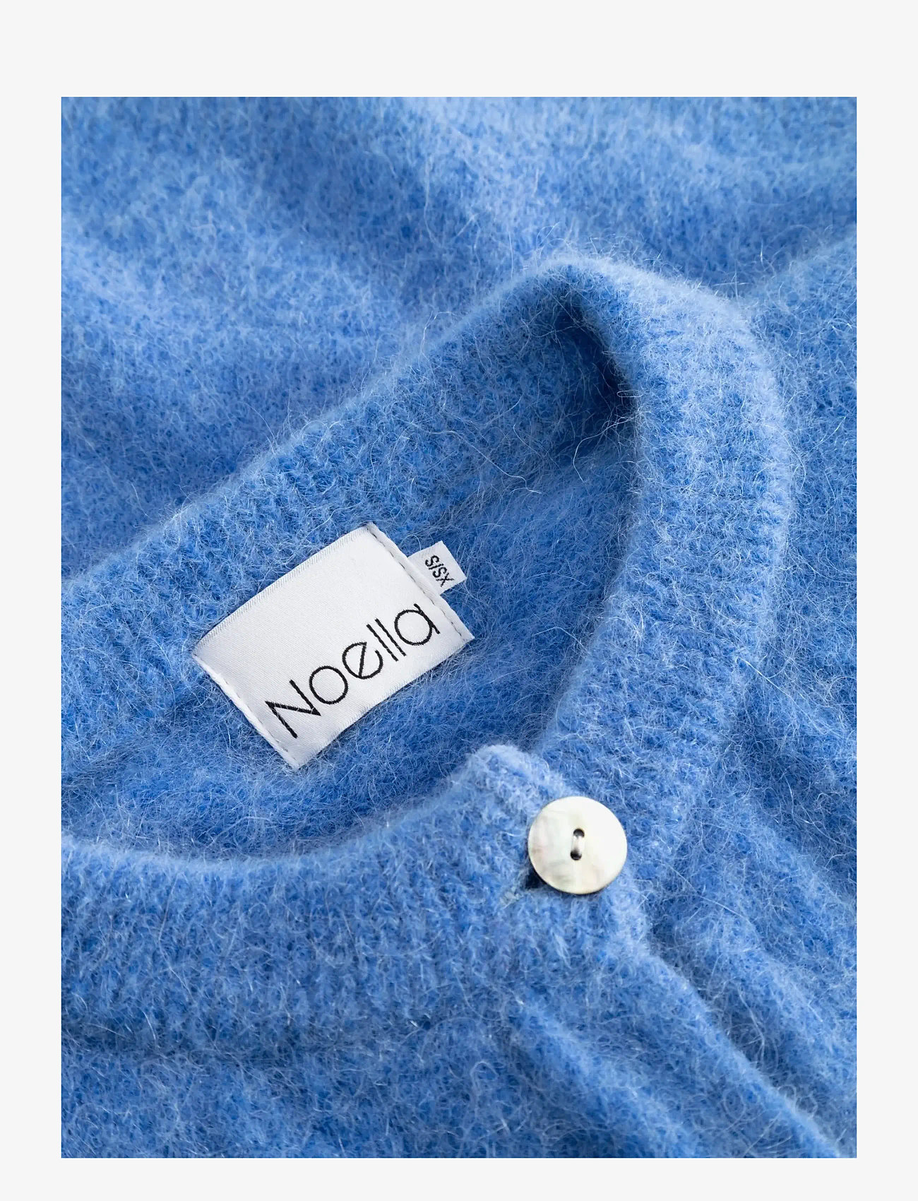 Noella - Kae SS Knit Cardigan - cardigans - dove blue - 3