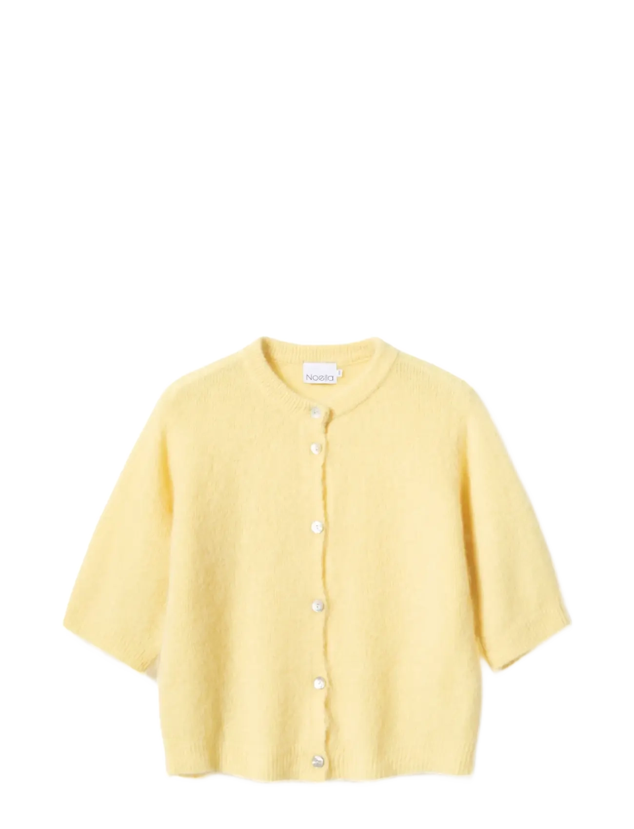 Noella Kae Ss Knit Cardigan, XS/S, Yellow, Strik > Cardigans, Dame