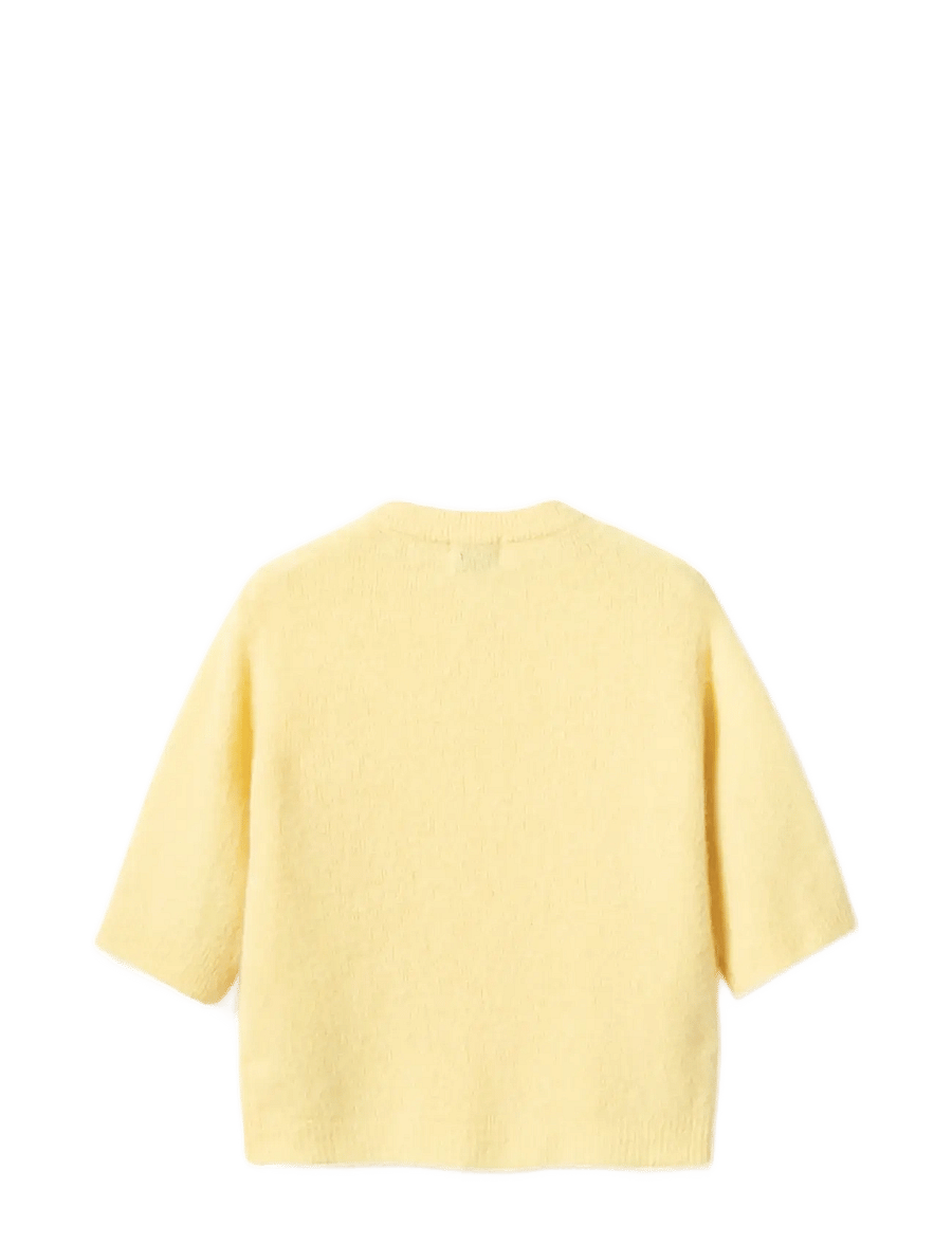 Noella - Kae SS Knit Cardigan - kardiganid - light yellow - 1