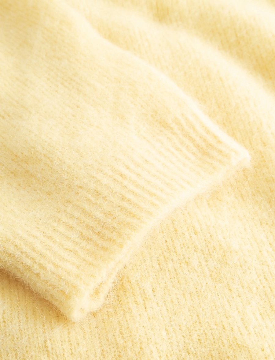 Noella - Kae SS Knit Cardigan - kardiganid - light yellow - 3