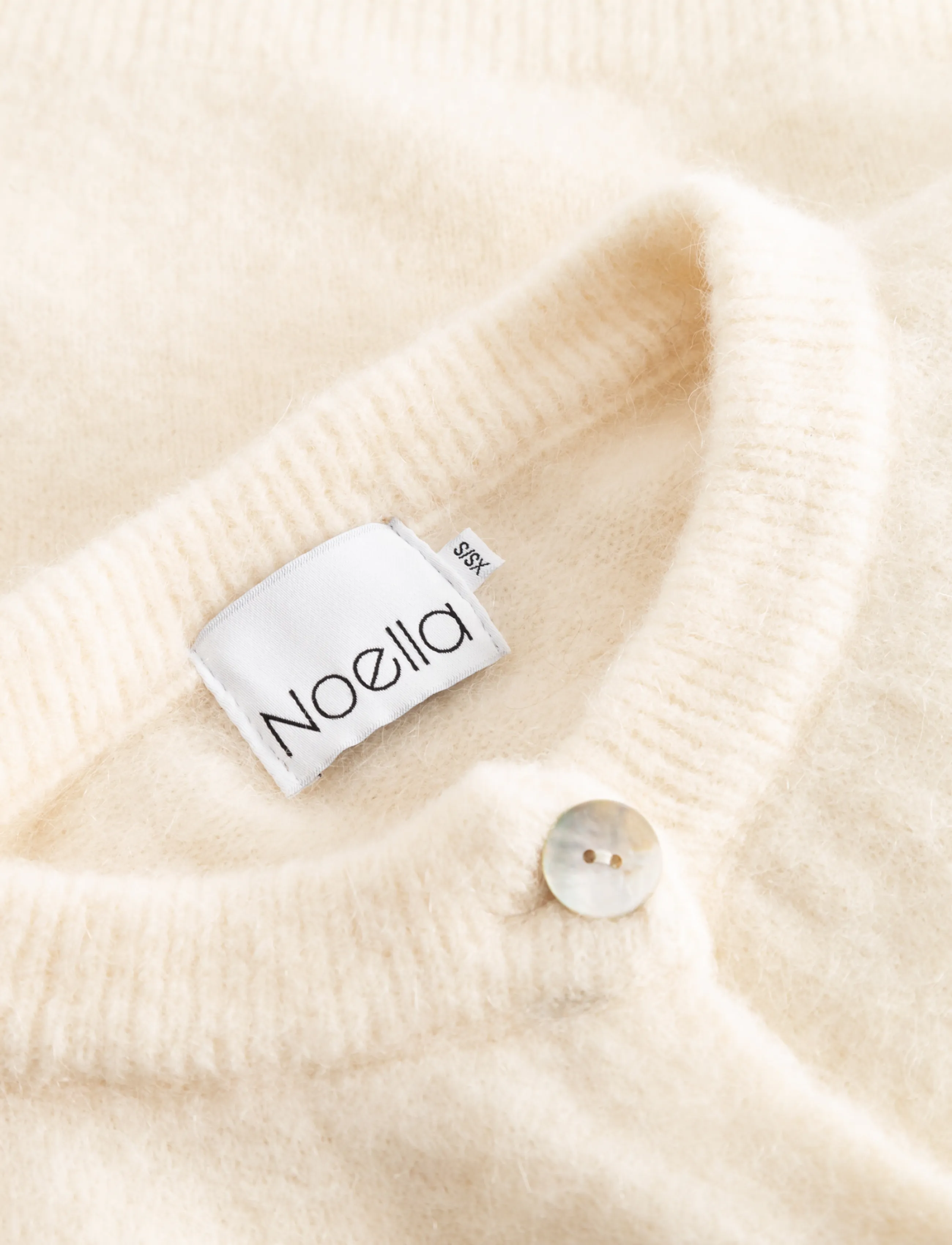 Noella - Kae SS Knit Cardigan - cardigans - oyster - 3