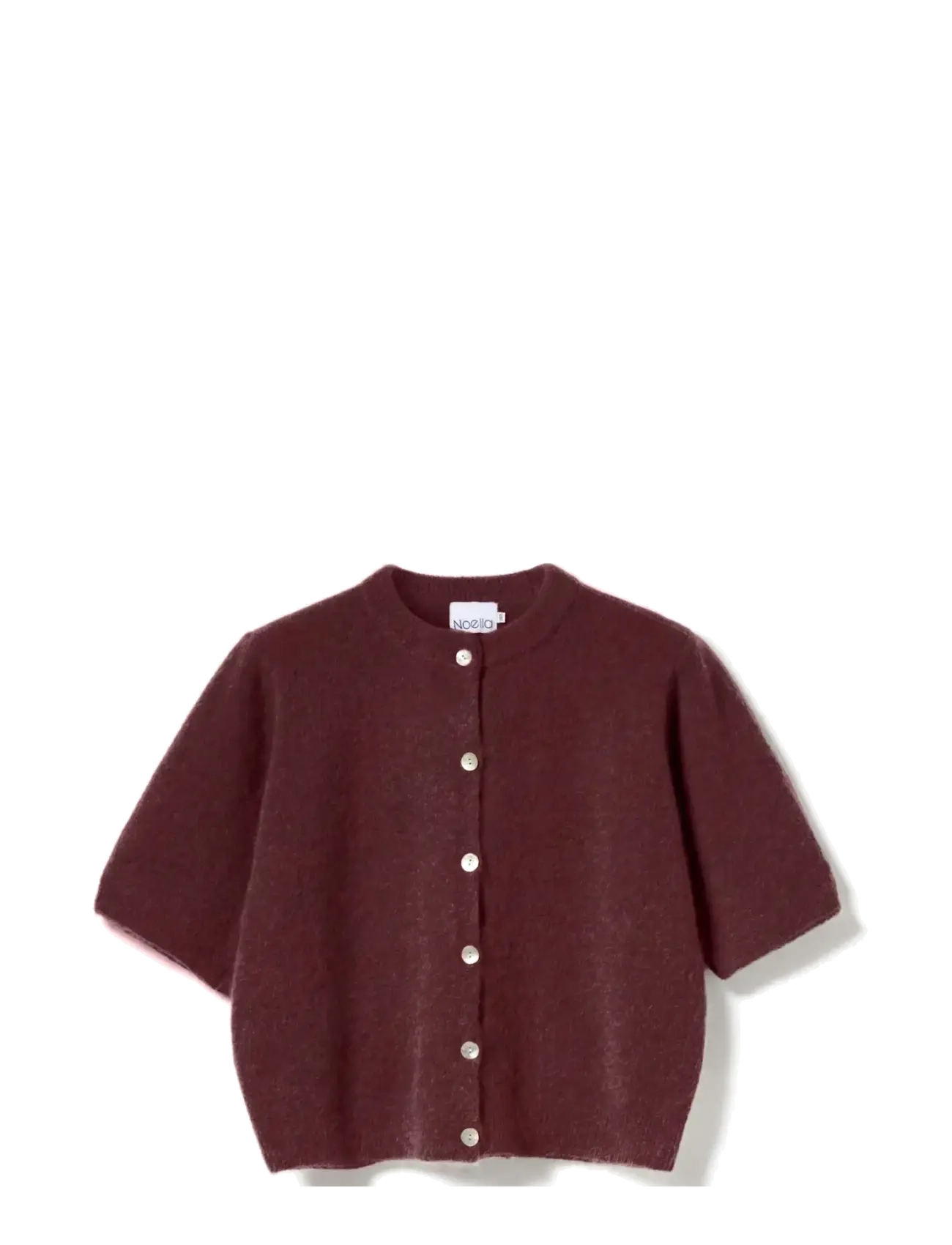 Noella - Kae SS Knit Cardigan - cardigans - rust - 2