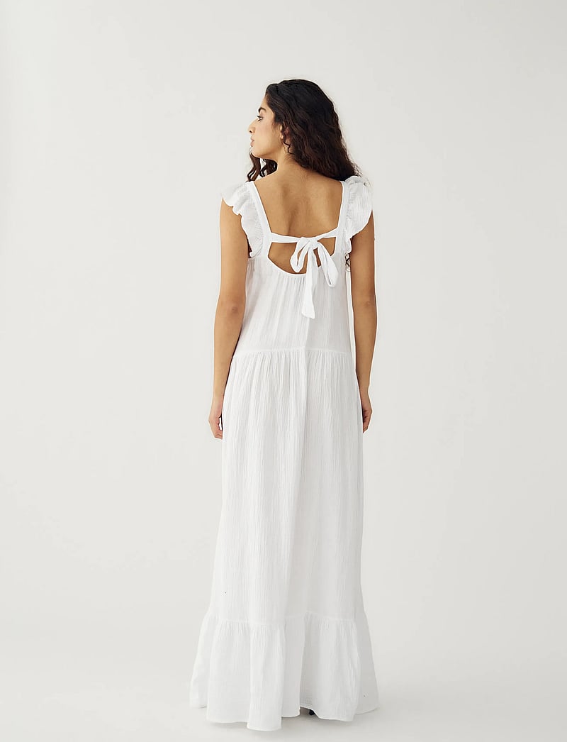 Noella - Lina Dress - sommarklänningar - white - 3