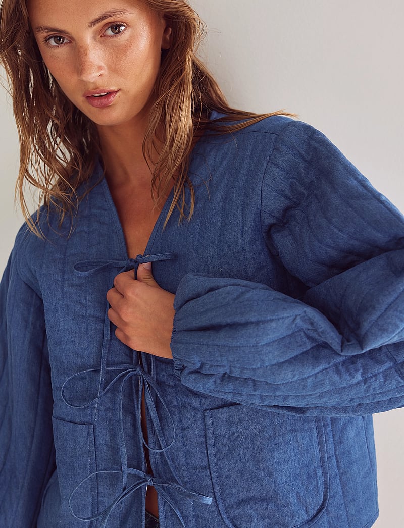 Noella - Lori Jacket - herbstjacken - calla denim print - 0