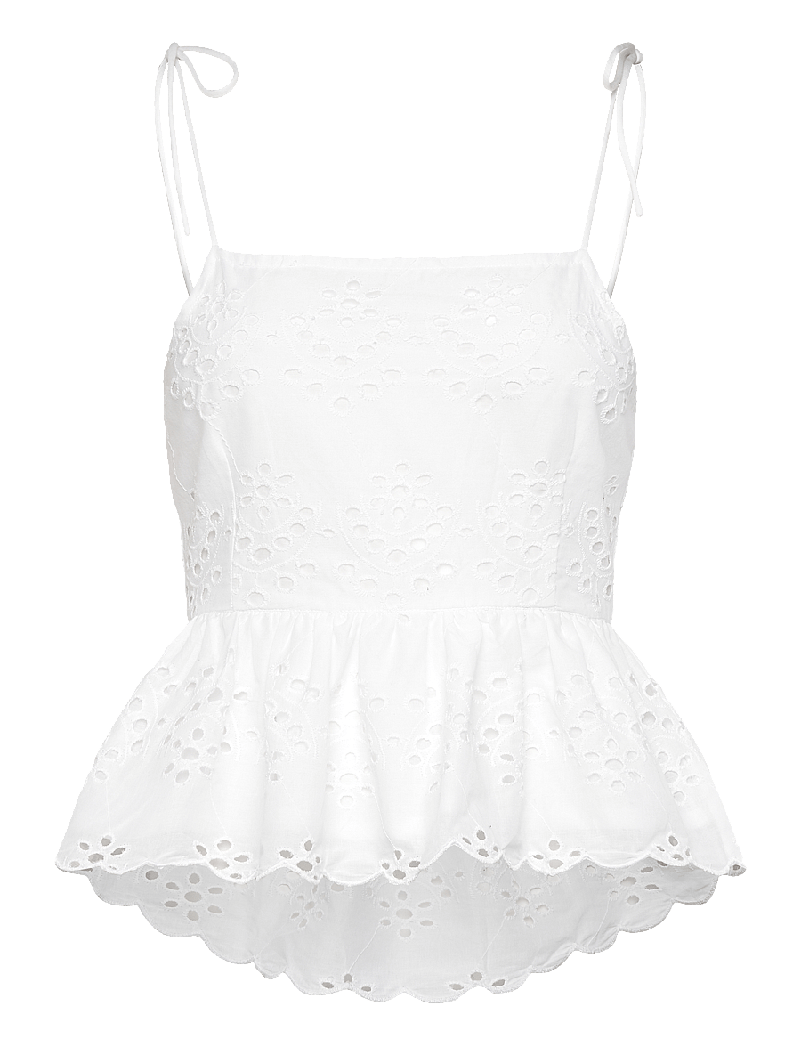 Noella - Libby Blouse - Ärmellose blusen - white - 1