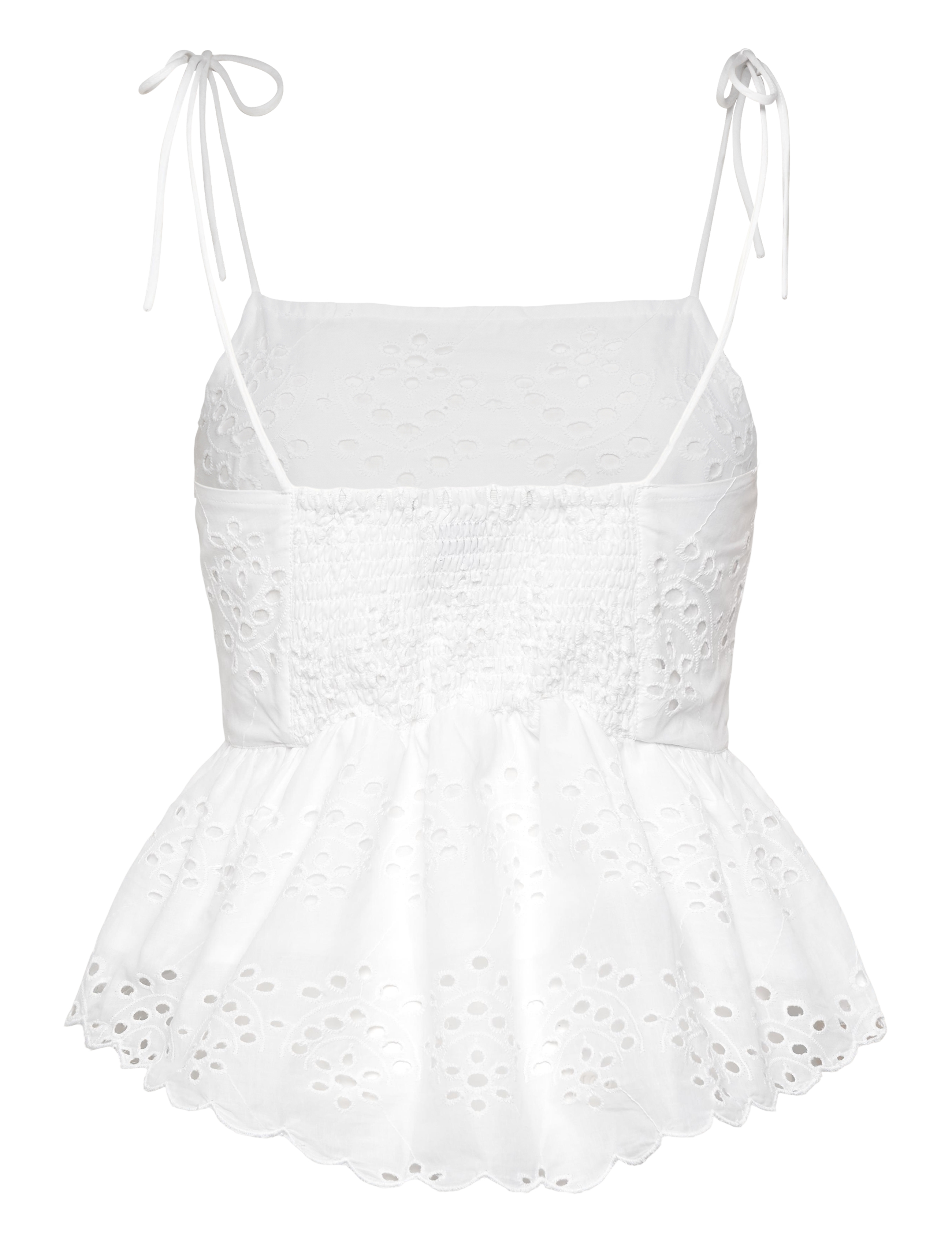 Noella - Libby Blouse - hihattomat puserot - white - 2