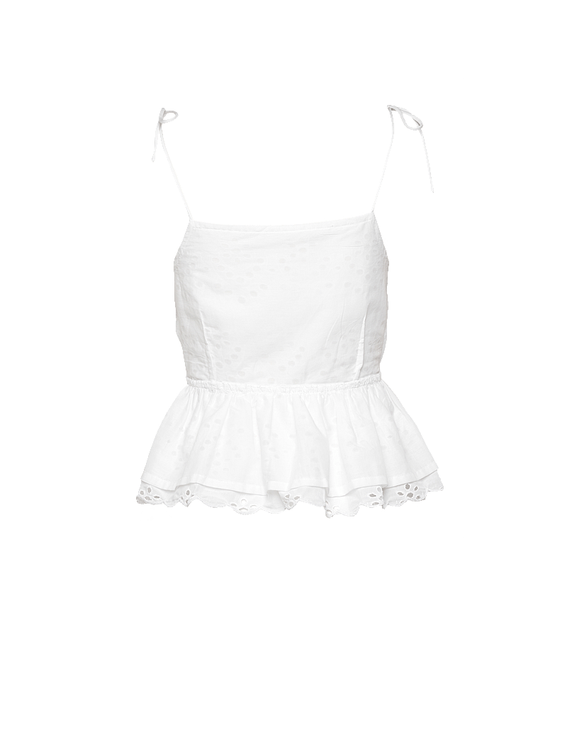 Noella - Libby Blouse - Ärmellose blusen - white - 3