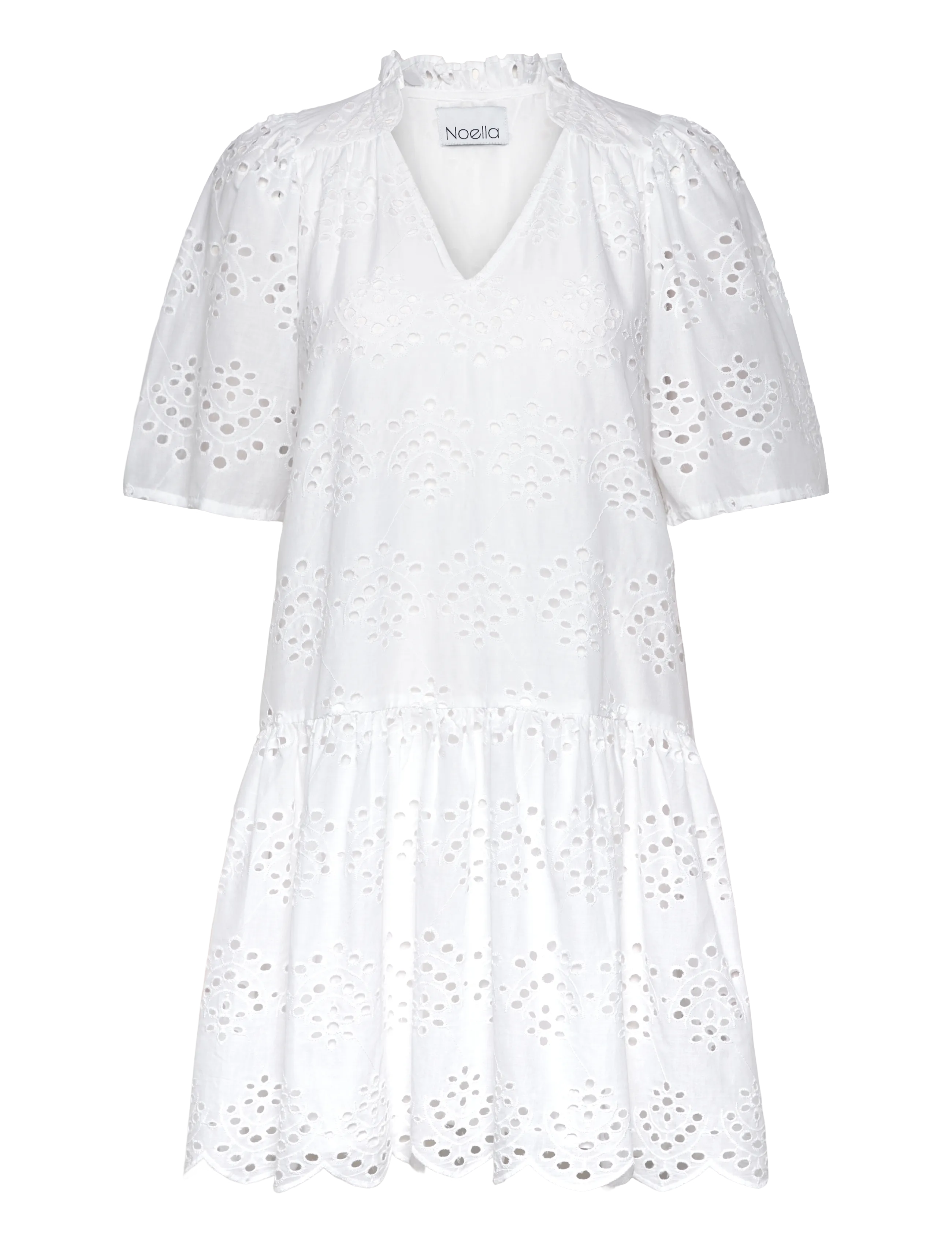 Noella Lilia Dress - Korte kjoler - WHITE / white