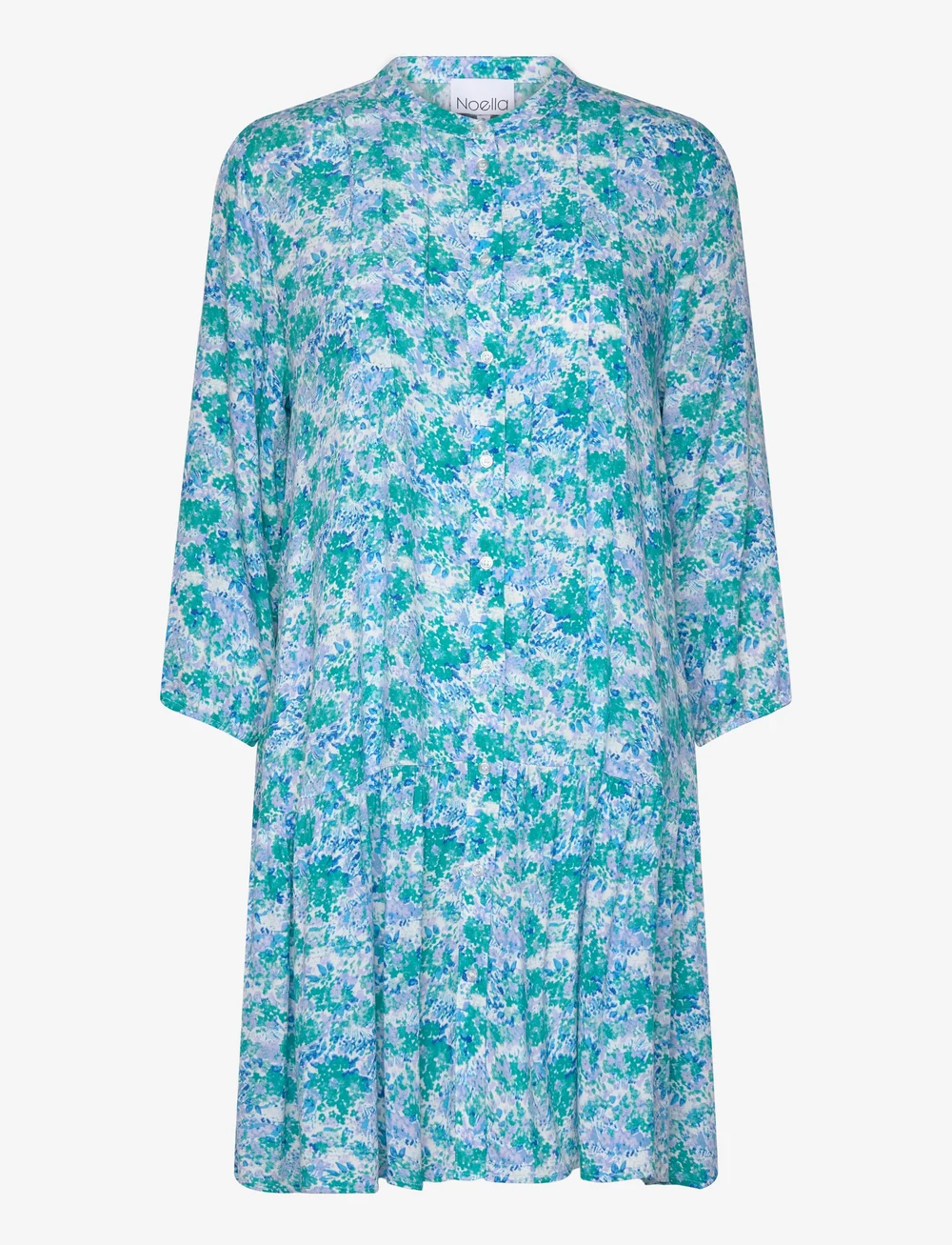 Noella - Imogene Dress - sommarklänningar - cindy blue print - 1