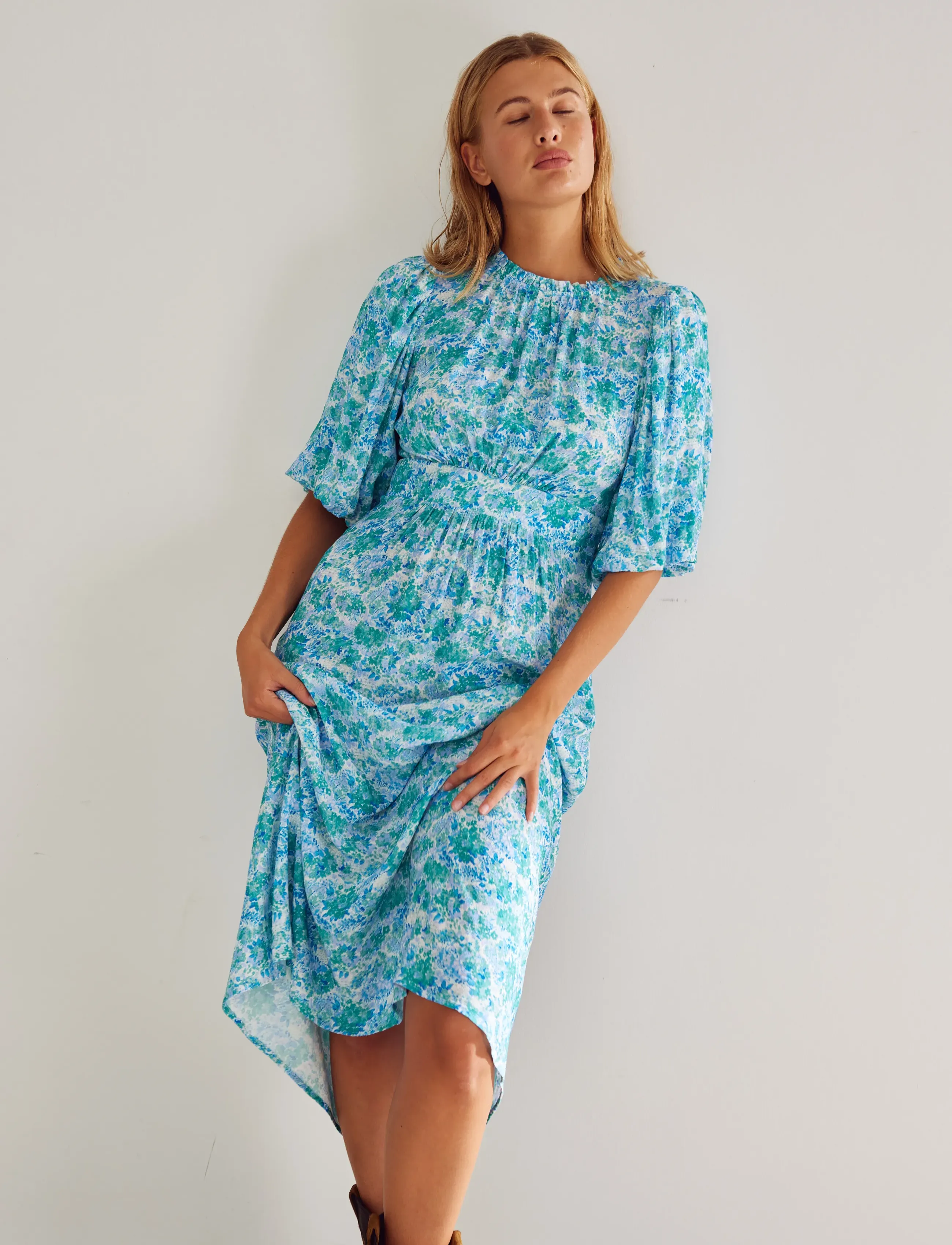 Noella Ruth Dress - Kleidung - CINDY BLUE PRINT / blue